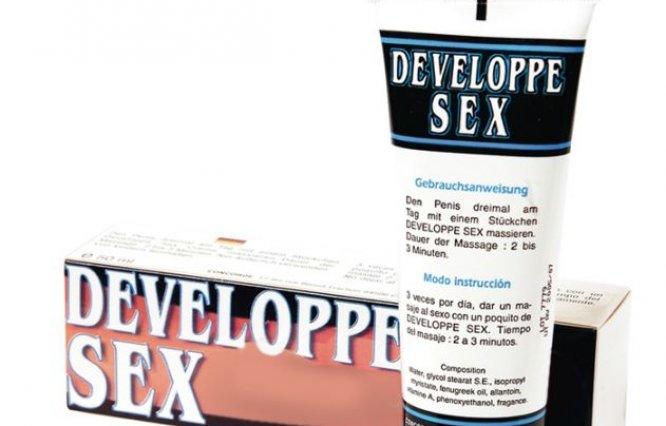 Developpe Sex крем: инструкция по применению, отзывы